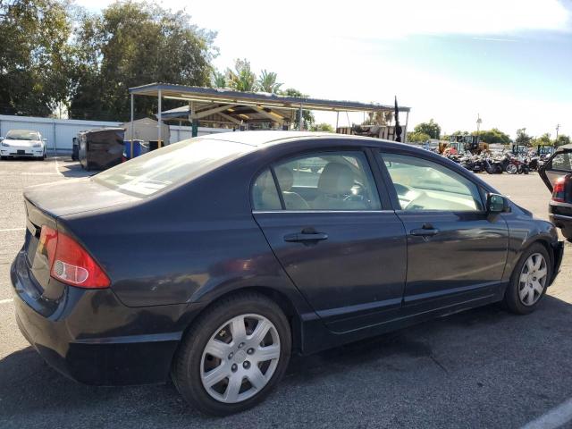 1HGFA16586L103899 - 2006 HONDA CIVIC LX BLACK photo 3