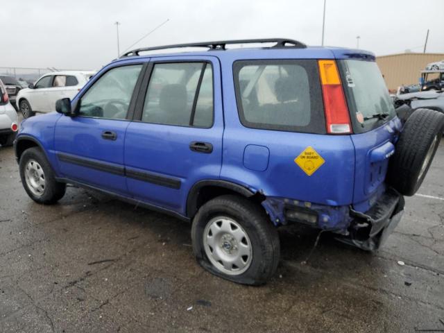 JHLRD18461C033614 - 2001 HONDA CR-V LX BLUE photo 2