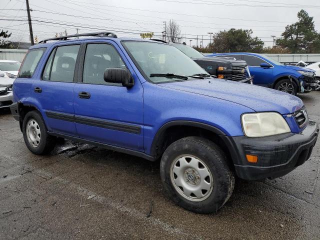 JHLRD18461C033614 - 2001 HONDA CR-V LX BLUE photo 4