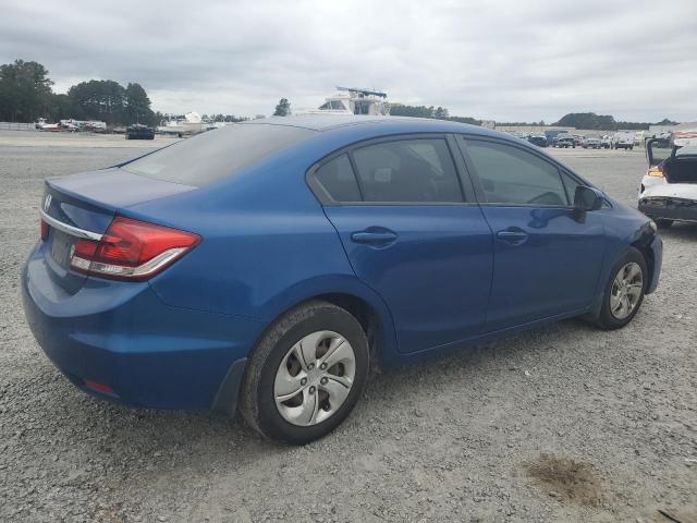 19XFB2F58FE045500 - 2015 HONDA CIVIC LX BLUE photo 3