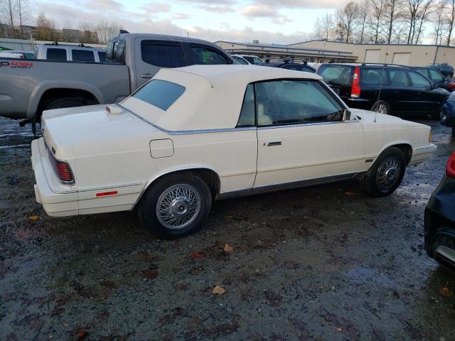 1C3BC55E1GG293866 - 1986 CHRYSLER LEBARON WHITE photo 3