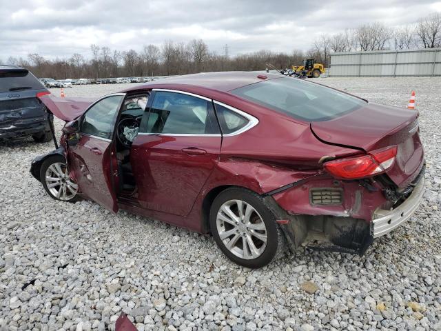 1C3CCCAB9FN521160 - 2015 CHRYSLER 200 LIMITED BURGUNDY photo 2