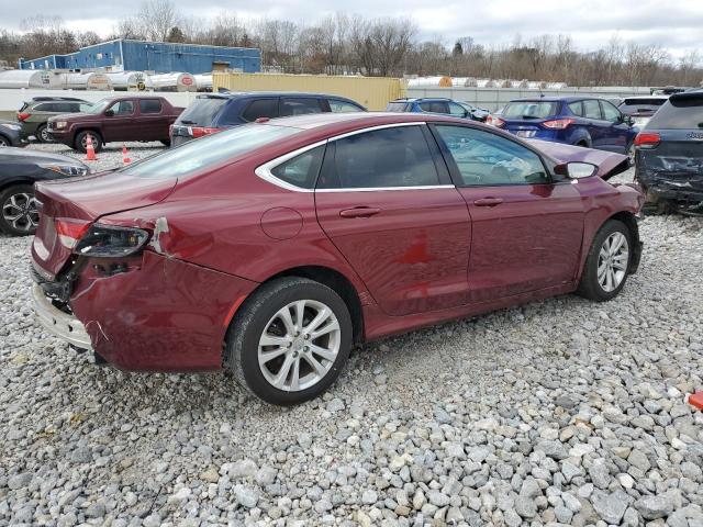 1C3CCCAB9FN521160 - 2015 CHRYSLER 200 LIMITED BURGUNDY photo 3