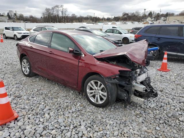 1C3CCCAB9FN521160 - 2015 CHRYSLER 200 LIMITED BURGUNDY photo 4