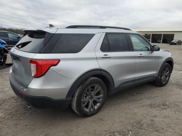 1FMSK7DH5MGB39450 - 2021 FORD EXPLORER XLT SILVER photo 3