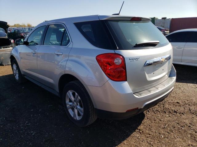 2GNALAEK0F1100308 - 2015 CHEVROLET EQUINOX LS SILVER photo 2