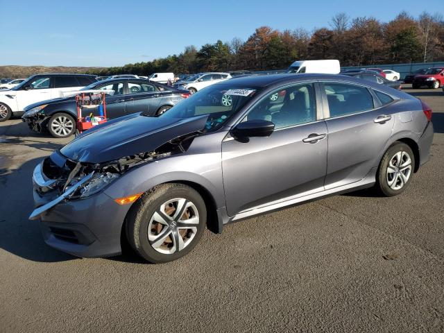 19XFC2F50GE079106 - 2016 HONDA CIVIC LX GRAY photo 1