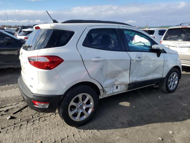 MAJ3P1TE4JC243449 - 2018 FORD ECOSPORT SE WHITE photo 3