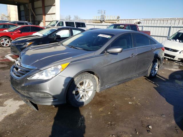 5NPEB4AC4EH908882 - 2014 HYUNDAI SONATA GLS SILVER photo 1