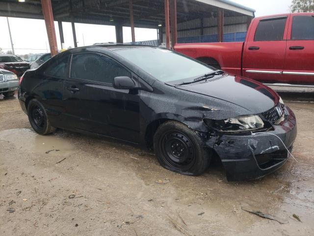 2HGFG12679H540811 - 2009 HONDA CIVIC LX BLACK photo 4