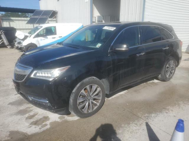 5FRYD3H44EB005399 - 2014 ACURA MDX TECHNOLOGY BLACK photo 1