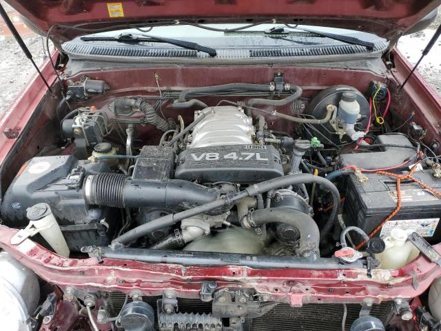 5TBBT44183S374666 - 2003 TOYOTA TUNDRA ACCESS CAB SR5 MAROON photo 11