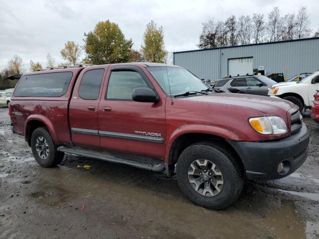 5TBBT44183S374666 - 2003 TOYOTA TUNDRA ACCESS CAB SR5 MAROON photo 4