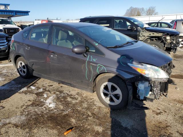 JTDKN3DU1D1733361 - 2013 TOYOTA PRIUS GRAY photo 4