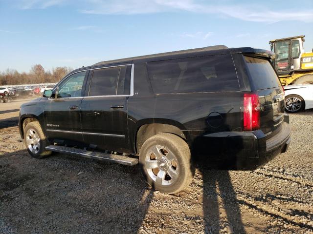 1GNSKHKC7GR466093 - 2016 CHEVROLET SUBURBAN K1500 LT BLACK photo 2