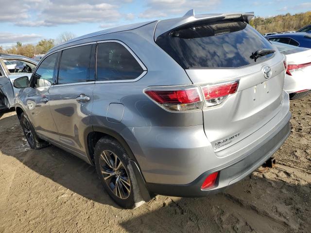 5TDJKRFH5GS306358 - 2016 TOYOTA HIGHLANDER XLE SILVER photo 2