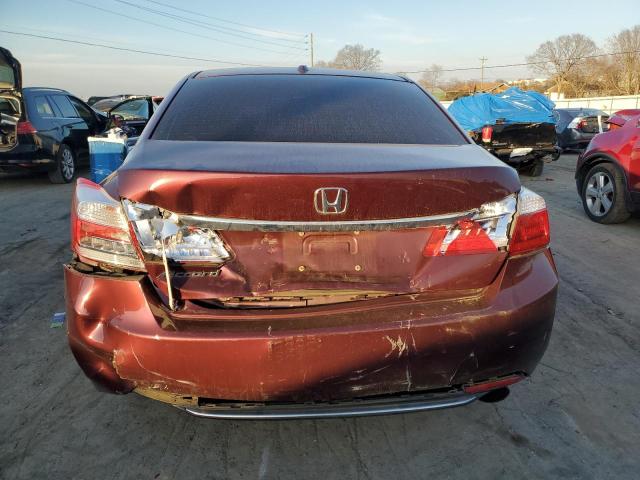 1HGCR2F89EA241750 - 2014 HONDA ACCORD EXL MAROON photo 6