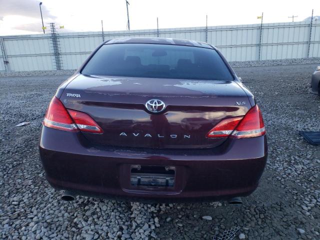 4T1BK36B06U147252 - 2006 TOYOTA AVALON XL BURGUNDY photo 6