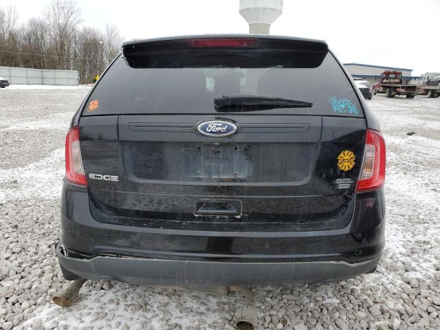 2FMDK4JC2BBB66268 - 2011 FORD EDGE SEL BLACK photo 6