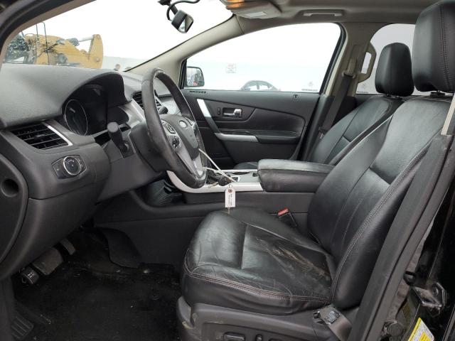 2FMDK4JC2BBB66268 - 2011 FORD EDGE SEL BLACK photo 7