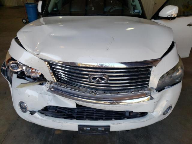 JN8AZ2NF5C9519648 - 2012 INFINITI QX56 WHITE photo 12