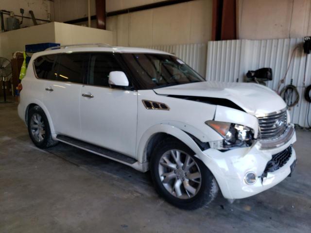 JN8AZ2NF5C9519648 - 2012 INFINITI QX56 WHITE photo 4