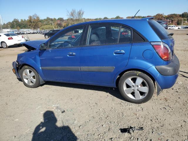 KNADE163186313641 - 2008 KIA RIO 5 SX BLUE photo 2