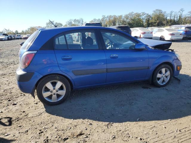 KNADE163186313641 - 2008 KIA RIO 5 SX BLUE photo 3