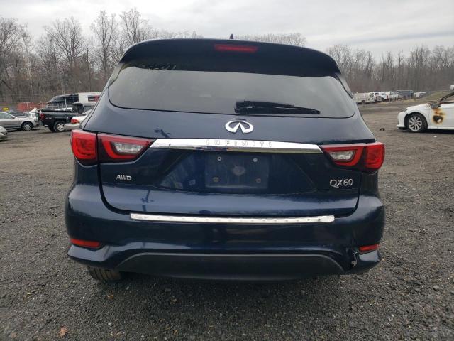 5N1DL0MM6KC553870 - 2019 INFINITI QX60 LUXE BLUE photo 6