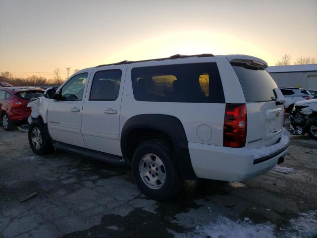 1GNSKJE73DR134394 - 2013 CHEVROLET SUBURBAN K1500 LT WHITE photo 2