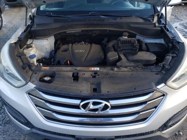 5XYZTDLB8DG040636 - 2013 HYUNDAI SANTA FE S SILVER photo 11