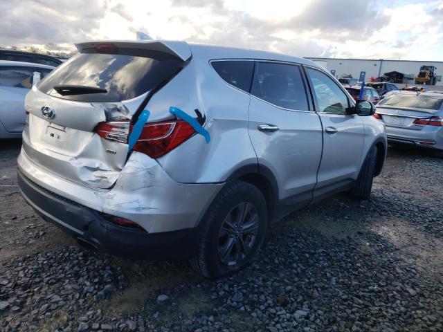 5XYZTDLB8DG040636 - 2013 HYUNDAI SANTA FE S SILVER photo 3