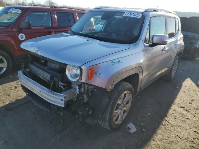 ZACCJBDBXHPF06524 - 2017 JEEP RENEGADE LIMITED SILVER photo 1