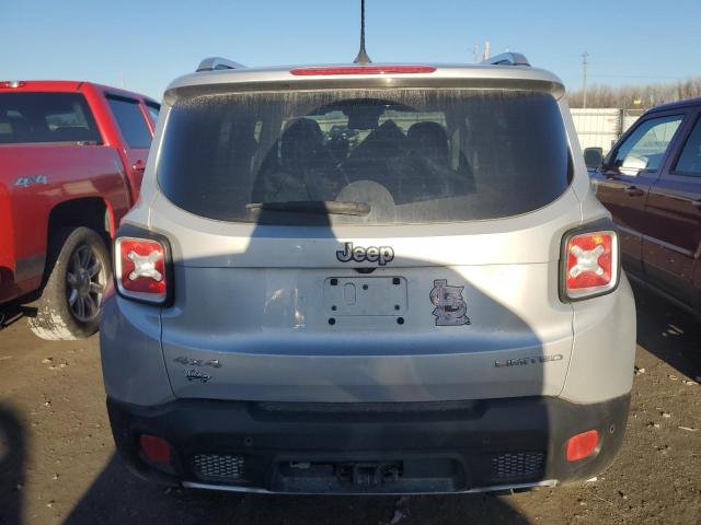 ZACCJBDBXHPF06524 - 2017 JEEP RENEGADE LIMITED SILVER photo 6