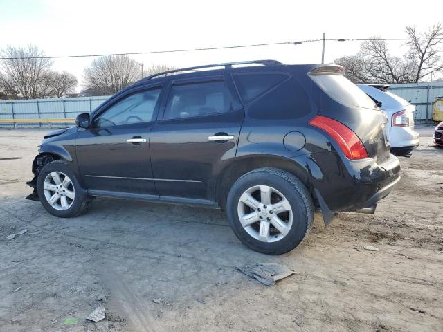 JN8AZ08T46W410884 - 2006 NISSAN MURANO SL BLACK photo 2