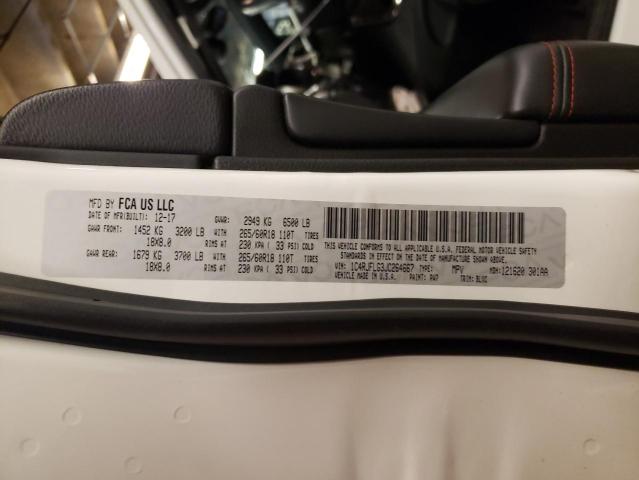 1C4RJFLG3JC264667 - 2018 JEEP GRAND CHER TRAILHAWK 白色 照片 12