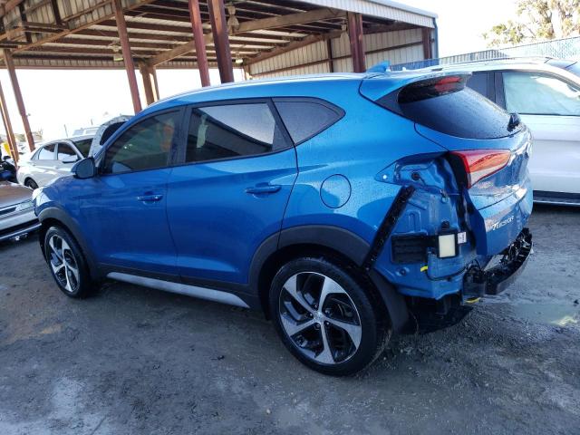 KM8J33AL9JU801585 - 2018 HYUNDAI TUCSON SPORT BLUE photo 2