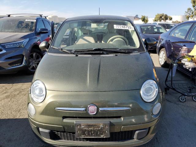 3C3CFFAR4CT330909 - 2012 FIAT 500 POP GREEN photo 5