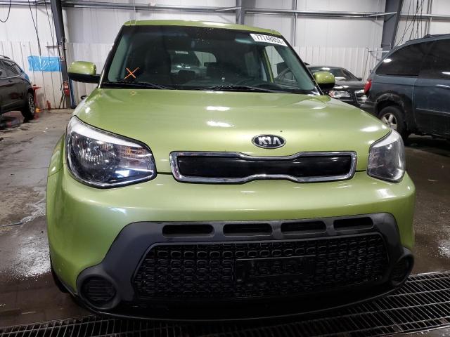 KNDJP3A54F7762727 - 2015 KIA SOUL + GREEN photo 5