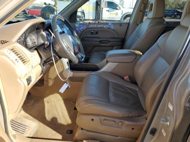 2HKYF18533H574106 - 2003 HONDA PILOT EXL GOLD photo 7