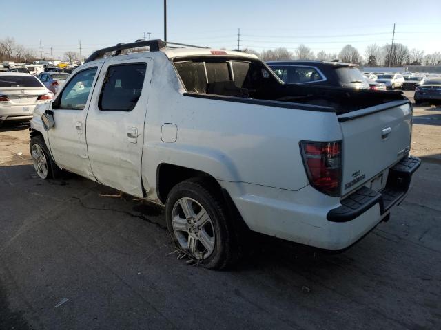 5FPYK1F58DB016791 - 2013 HONDA RIDGELINE RTL WHITE photo 2