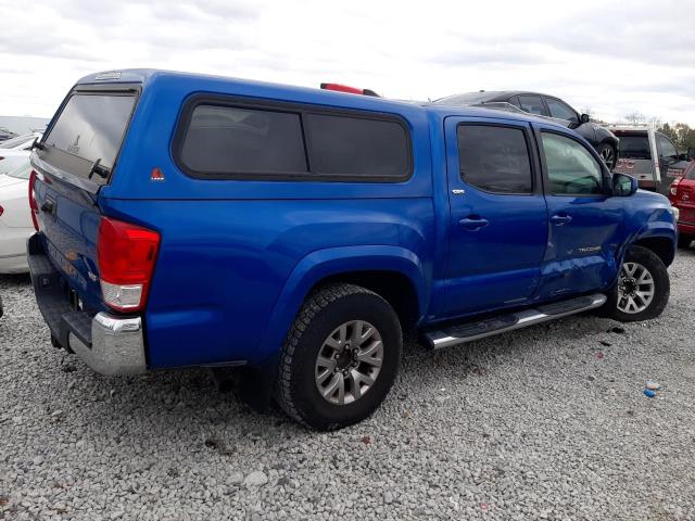 3TMAZ5CN1GM022871 - 2016 TOYOTA TACOMA DOUBLE CAB BLUE photo 3