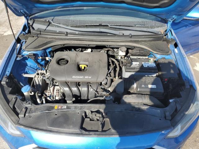 KMHD84LF9HU362281 - 2017 HYUNDAI ELANTRA SE BLUE photo 11