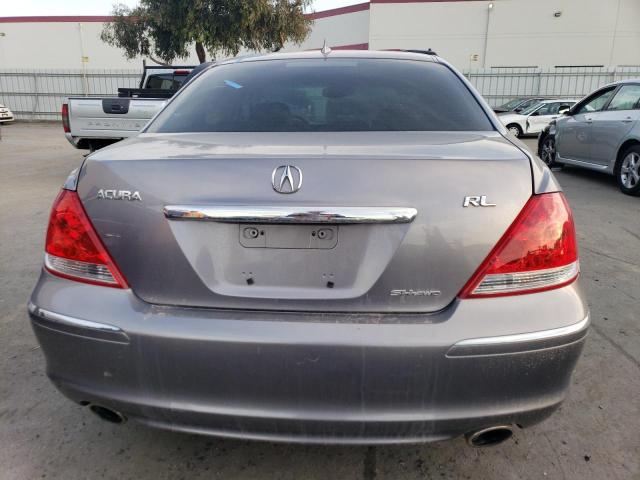 JH4KB16597C000565 - 2007 ACURA RL GRAY photo 6