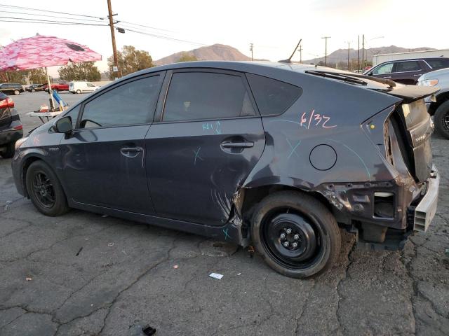 JTDKN3DU6E0375164 - 2014 TOYOTA PRIUS CHARCOAL photo 2