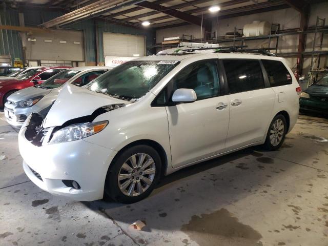 5TDYK3DC8BS006177 - 2011 TOYOTA SIENNA XLE WHITE photo 1