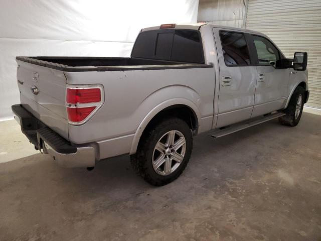 1FTFW1CT4BKD73392 - 2011 FORD F150 SUPERCREW GRAY photo 3