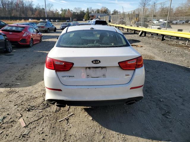 5XXGM4A79EG276446 - 2014 KIA OPTIMA LX WHITE photo 6