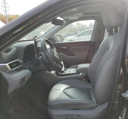 5TDHZRBH7MS108666 - 2021 TOYOTA HIGHLANDER XLE BLACK photo 7