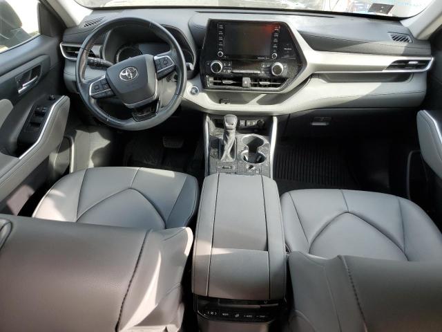 5TDHZRBH7MS108666 - 2021 TOYOTA HIGHLANDER XLE BLACK photo 8